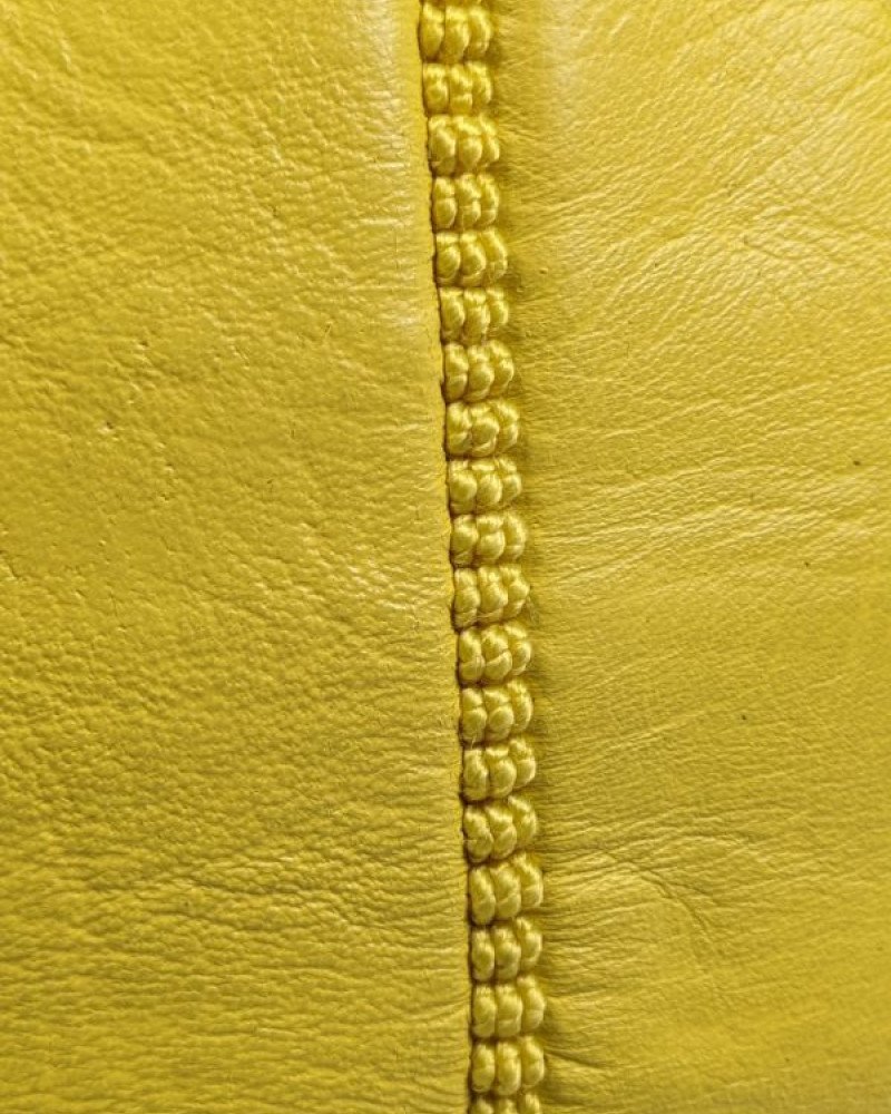 Sittpuff -Marockansk skinnpuff gul Sittpuff -Marockansk skinnpuff gul