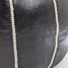 Sittpuff -Marockansk skinnpuff Svart-vitt Sittpuff -Marockansk skinnpuff Svart-vitt