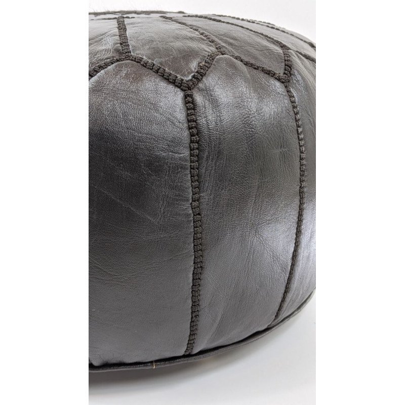 Sittpuff -Marockansk skinnpuff Svart