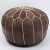 Sittpuff -Marockansk skinnpuff Brun Sittpuff -Marockansk skinnpuff Brun