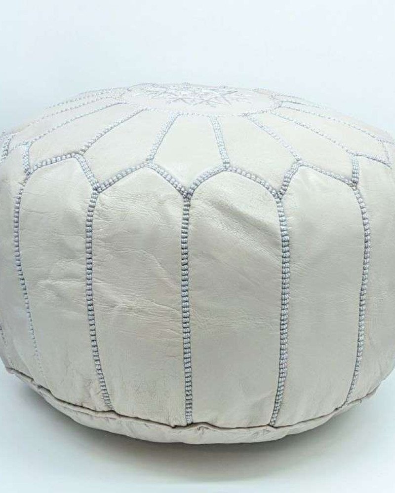 Sittpuff -Marockansk skinnpuff grå