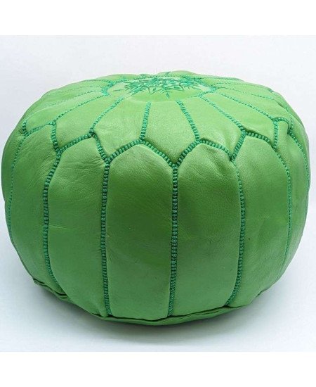 Sittpuff -Marockansk skinnpuff grön